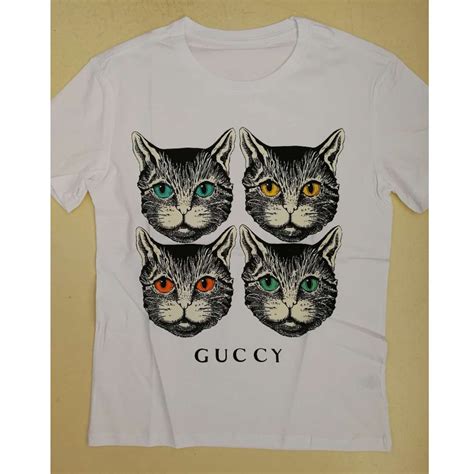 gucci cat shirt black|gucci cat carrier knock offs.